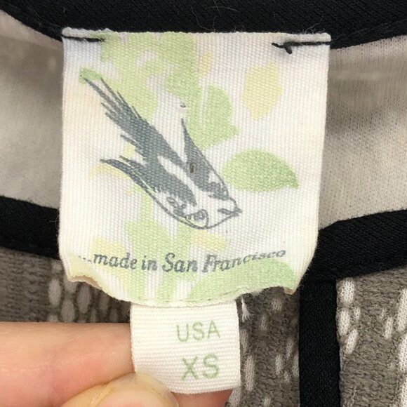 Anthropologie  Weston Wear Brown lace peplum tank top xs - Picture 4 of 14